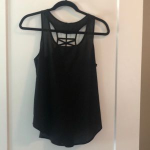 Black tank top